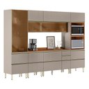 Ver imagem 2 de Cozinha 6 Peças 310cm x 218,5cm Proença Bege/Nogueira/Nude Prime