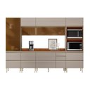 Ver imagem 5 de Cozinha 6 Peças 310cm x 218,5cm Proença Bege/Nogueira/Nude Prime