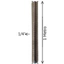 Ver imagem 3 de Barra Roscada Inox 304 1/4" 1 Metro