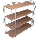 Ver imagem 6 de Estante Multiuso Strassis Design Sd-3080 Branca