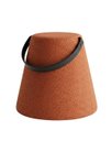 Ver imagem 1 de Ancona Puff Decorativo Cônico Moderno Estofado Versátil Hope Linho Terracota