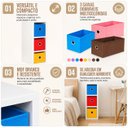 Ver imagem 7 de Mesa de Cabeceira Pequena c/ Caixas Coloridas