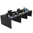 Ver imagem 4 de Estação de Trabalho Mesa Plataforma Escritório 1200x600 6 Lugares