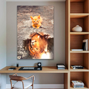 Ver imagem 3 de Quadro Leão Mindset -- BR ARTES Médio 84x54