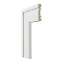 Ver imagem 1 de Kit 7,2m Linear Guarnição MDF 702 15MMX7CM Branco Moldufama