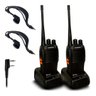 Kit 10 Rádios Comunicador HT Walk Talk UHF 16 Canais Profissional Fone Baofeng BF-777S Preto Bivolt  - 4