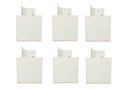 Ver imagem 1 de Kit 6 Pés Guarda Roupas Cômodas C/ Parafusos Branco Fox