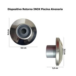 Dispositivo Retorno Inox Abs para Piscina - 6