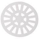 Ver imagem 1 de Kit 5 Grelha Redonda com Diâmetro de 9,7cm em PVC Astra Branco