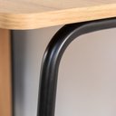 Ver imagem 5 de Mesa Escrivaninha Organica Home Office Flexus 136cm Hanover E Preto