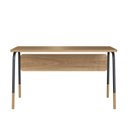 Ver imagem 4 de Mesa Escrivaninha Organica Home Office Flexus 136cm Hanover E Preto