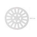 Ver imagem 2 de Kit 10grelha Redonda com Diâmetro de 9,7cm em Pvc Astra