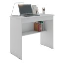 Ver imagem 4 de Escrivaninha Estudo Home Office Vitória Pratreleira Infeiror:branco