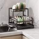 Ver imagem 2 de Escorredor de Louça Prato Copo Talheres Utensilios Pia Mesa Bancada Cozinha Organizaçao Limpeza Mult