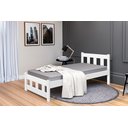 Ver imagem 4 de Cama Solteiro Pop Branco para Crianças e Adolescente de Mdf com Colchão Incluso