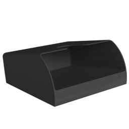 Kit 12 Porta Guardanapo Suportes de Mesa Restaurantes Lancherias Hoteis UZ Slim Pretos - 3