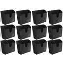 Ver imagem 1 de Kit 12 Porta Guardanapo Suportes de Mesa Restaurantes Lancherias Hoteis UZ Slim Pretos