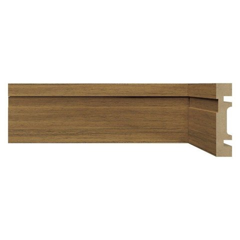 Rodapé MDF Frisado 7CMX2,40m 702 Moldufama Kit 7,2m