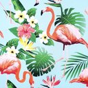 Ver imagem 2 de Kit 4 Capas para Sousplat Flamingo e Costela Adão 35cmx35cm