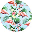 Ver imagem 1 de Kit 4 Capas para Sousplat Flamingo e Costela Adão 35cmx35cm