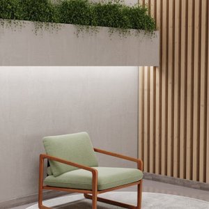 Poltrona de Estilo Moderno Decorativa
