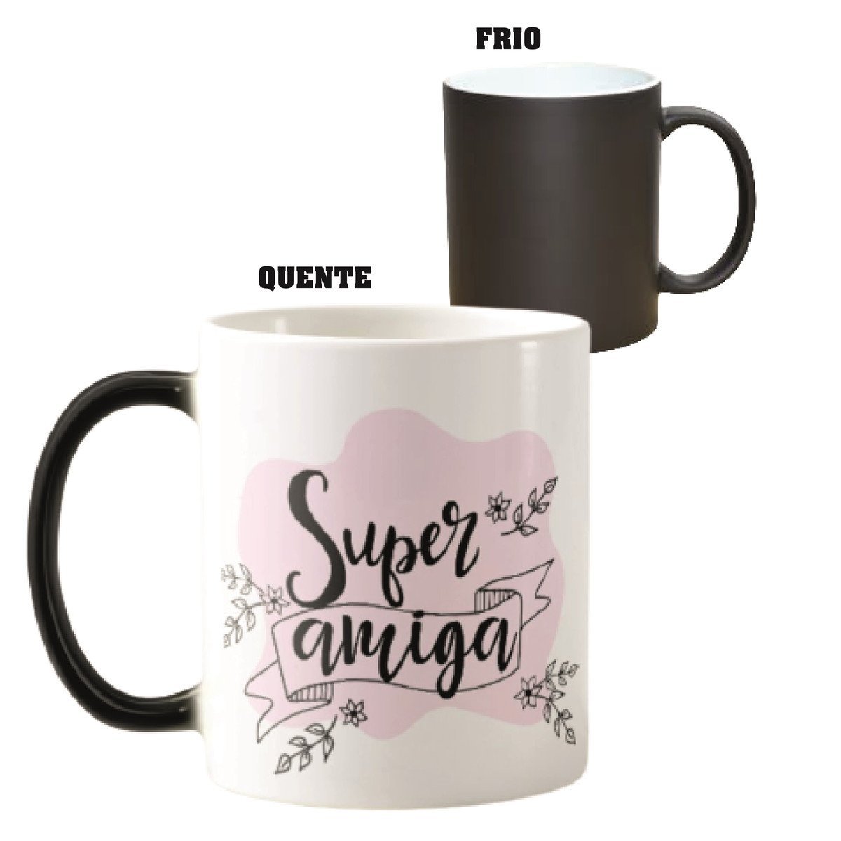 Caneca Mágica Presente Divertido Especial para Super Amiga