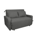 Ver imagem 1 de Sofá Cama Any 1.40 2 Lugares Ideal para Sala de Visitas:suede Cinza