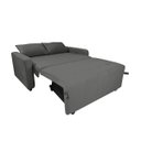 Ver imagem 5 de Sofá Cama Any 1.40 2 Lugares Ideal para Sala de Visitas:suede Cinza