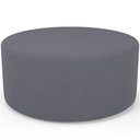 Ver imagem 1 de Puff Redondo Orgânico para Living 90cm Lola W01 Suede Cinza - Lyam Decor