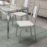 Conjunto 2 Cadeiras para Sala de Jantar Florença Metal - 2