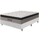 Ver imagem 1 de Cama Box Branca + Colchão Casal San Juan Molas Ensacadas Pillow Paparazzi 138x188x72cm