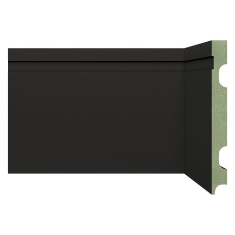 Rodapé MDF Frisado 15CMX2,40m 1502 Moldufama Kit 12m