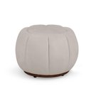 Ver imagem 4 de Poltrona Decorativa Orgânica Fixa com Puff Nuvem Veludo Natural Confortável Loja Sheep