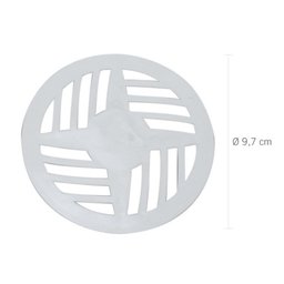 Kit 3 Grelha Redonda com Diâmetro de 9,7cm em Pvc Modelo Ii Astra - 2
