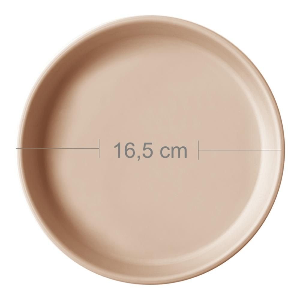 Prato Infantil de Silicone Basic Plate Bubble Beige - Minikoioi - 2