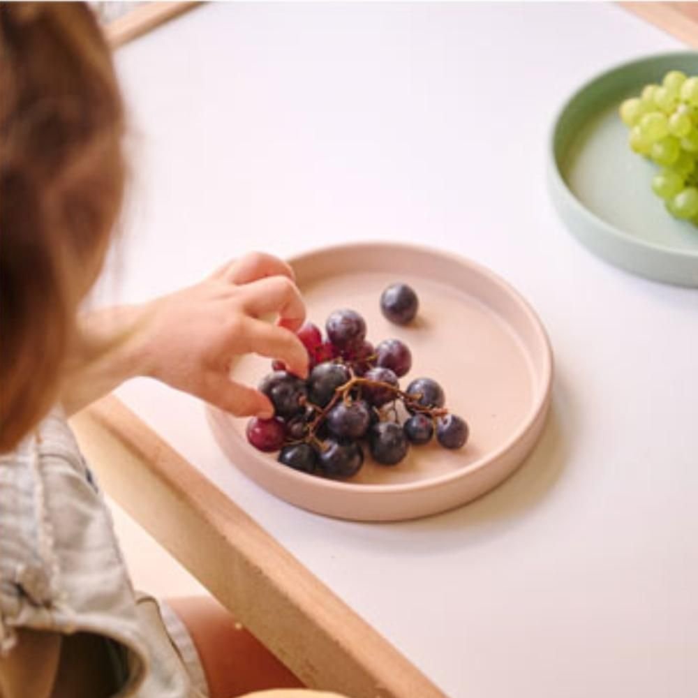 Prato Infantil de Silicone Basic Plate Bubble Beige - Minikoioi - 5