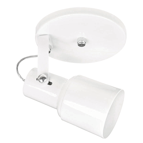 Spot Vialux 1020 Branco para 1 Lâmpada de 25 Watts - 102102 - Pavilonis