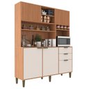 Ver imagem 3 de Cozinha Compacta com Porta Ripada 2 Gavetas Melissa