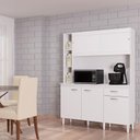 Ver imagem 2 de Cozinha Kit Duda 140 cm Branco – Poquema