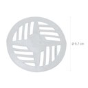 Ver imagem 2 de Kit 7 Grelha Redonda com Diâmetro de 9,7cm em PVC Modelo Ii Astra Branco