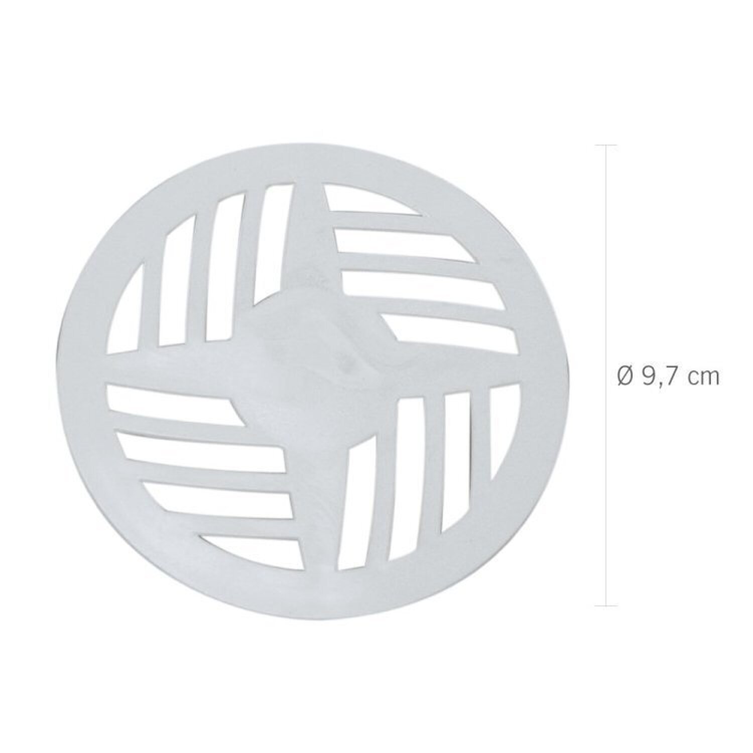 Kit 7 Grelha Redonda com Diâmetro de 9,7cm em Pvc Modelo Ii Astra - 2