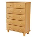 Ver imagem 4 de Cômoda Quarto 97cm 6 Gavetas Madeira Maciça Conor Mel B11 - Mpozenato