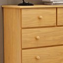 Ver imagem 6 de Cômoda Quarto 97cm 6 Gavetas Madeira Maciça Conor Mel B11 - Mpozenato