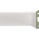 Ver imagem 1 de Kit Rodapé de MDF 30 Barras Lisas de 10CMX2,40m Rende 72 Metros Branco Moldufama