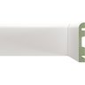 Kit Rodapé de MDF 3 Barras Lisas de 10cmX2,40m Rende 7,2m  - 1