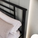 Ver imagem 6 de Cama Queen em Ferro Emy Design Moderno Yescasa Preto