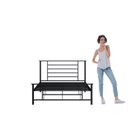 Ver mais imagens de Cama Queen em Ferro Emy Design Moderno Yescasa Preto