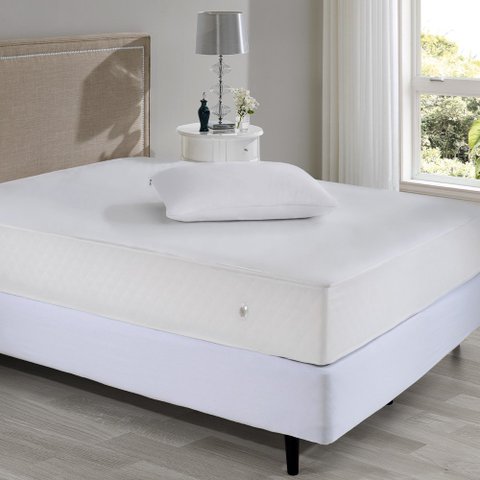 Protetor de Colchão Queen Impermeável Malha Vivaldi Sul Brasil Protetor de Colchão Impermeável Queen