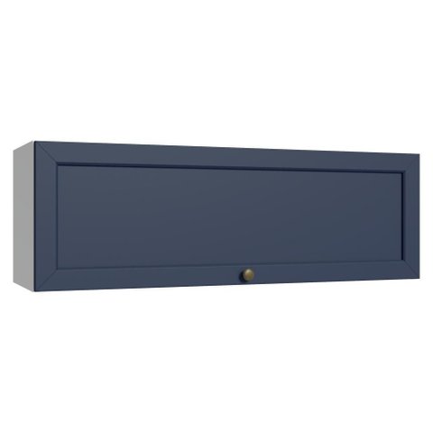 Armário Aéreo 100 Cm 1 Porta Basculante Branco/azul Vik Madesa