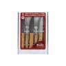 Kit Churrasco Talher Cabo de Madeira 6 Peças Booglee - 1